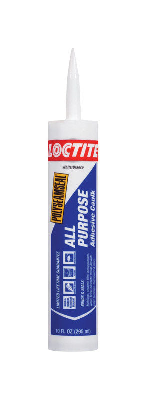Loctite Adhesive Caulk White 10 oz.