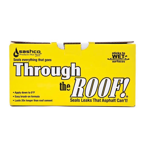 Sashco 14023 Cement and Patching Sealant, Clear, Liquid, 1 qt, Container, Pack of 6
