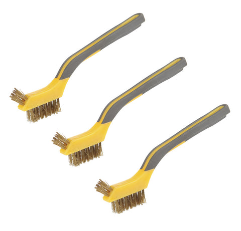 Ace 7 in. L Brass Mini Bristle Brush