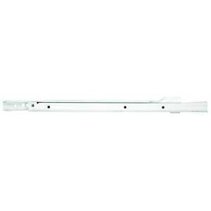 Knape & Vogt 1805H WH 400 Drawer Slide, 75 lb, 400 mm L Rail, 12.5 mm W Rail