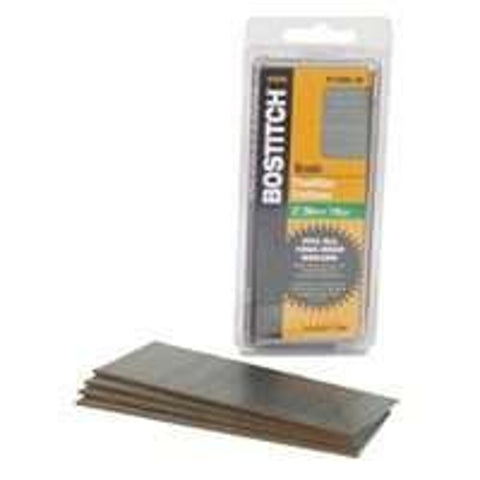 Bostitch BT1303B-1M Nail, 3/4 in L, 18 Gauge, Steel, Galvanized, Brad Head, Smooth Shank, 1000/PK, Pack of 10