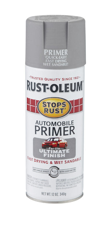 Rust-Oleum 12 oz. Interior and Exterior Primer Gray Flat