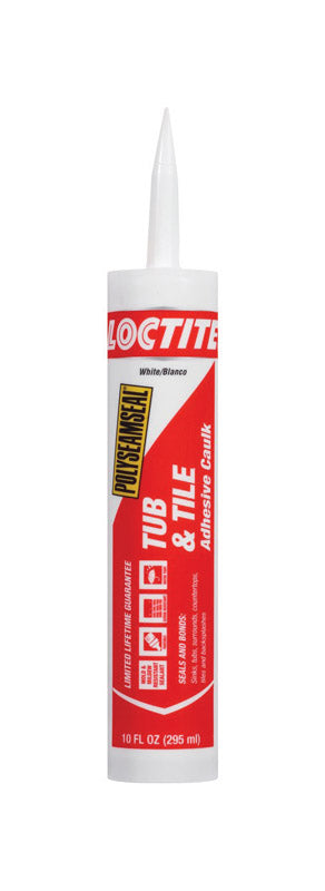 Loctite Acrylic Adhesive Caulk White 10 oz.