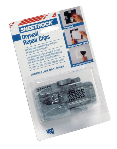 Sheetrock 1.88 ft. L x 1.25 in. W Reinforced Metal White Wall Repair Kit