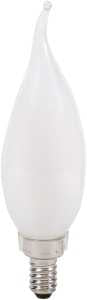 Sylvania 40782 Natural LED Bulb, Decorative, 500 Lumens, 5.5 W, B10 Bent Tip Lamp, 60 W Equivalent, E12 Lamp Base