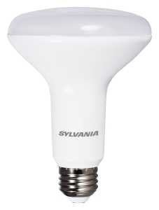 Sylvania 40728 Natural LED Bulb, 120 V, 650 Lumens, 7 W, BR30 Lamp, 65 W Equivalent, E26 Lamp Base, Dimmable