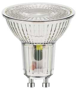 Sylvania 40932 Natural LED Bulb, Spotlight, PAR16 Lamp, GU10 Lamp Base, Dimmable, Cool White Light, 3000 K Color Temp