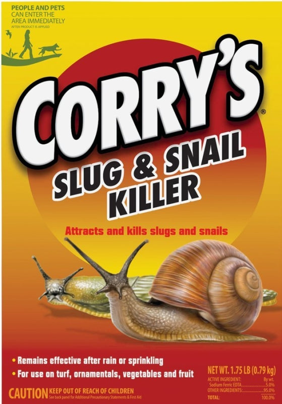 Corry's 100511427 Slug and Snail Killer, Solid, 1.75 lb Box – Shell ...