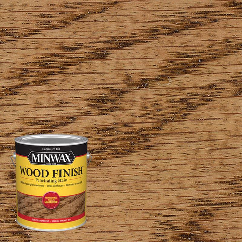 Minwax 710760000 Wood Stain, Special Walnut, Liquid, 1 gal, Can, Pack of 2