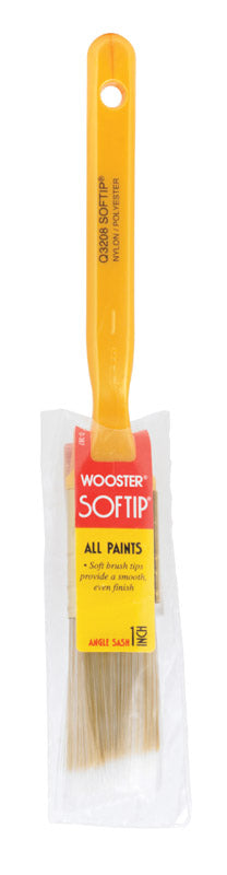 Wooster Softip 1 in. W Angle Nylon Polyester Trim Paint Brush
