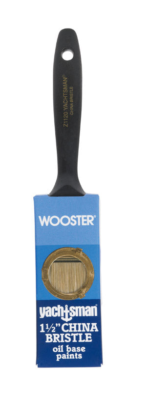 Wooster Yachtsman 1 in. W Flat White China Bristle Paint Brush