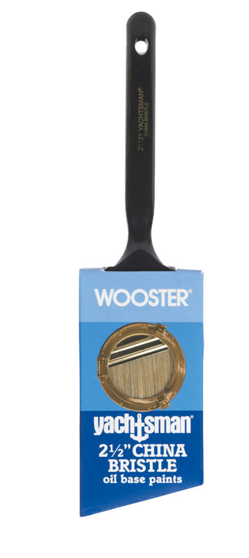 Wooster Yachtsman 2-1/2 in. W Angle White China Bristle Paint Brush