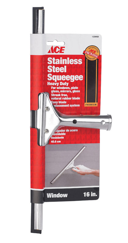 Ace 16 in. W Window Squeegee Stainless Steel – Shell Lumber and Hardware