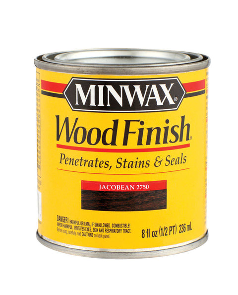 Minwax Wood Finish Transparent Oil-Based Wood Stain Jacobean 1/2 pt.