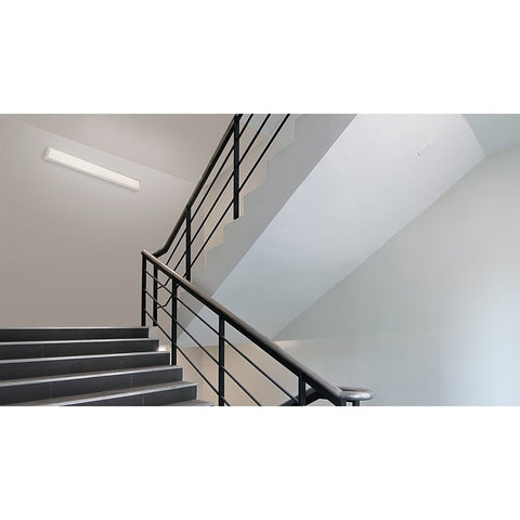 Metalux NWS Selectable Wrap Series 4NWS3C3MS-UNV Linear Wrap Light, 120/277 V, 38.8 W, LED Lamp, 4216 Lumens