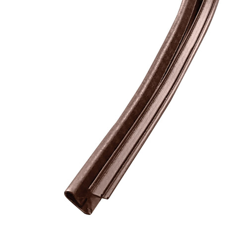 Frost King ES184B Weatherstrip, 3/4 in W, 1/2 in Thick, 7 ft L, Brown