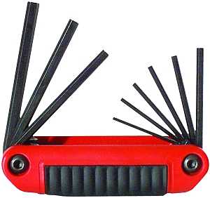 Eklind 25911 Hex Key Set, Includes: 5/64 to 1/4 in Keys, 9-Piece, Stee ...