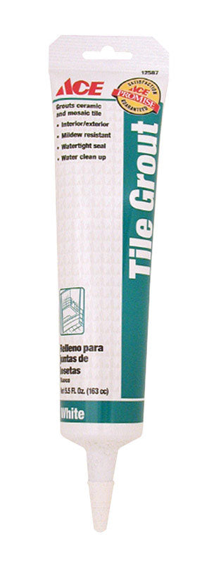 Ace White Tile Grout 5.5 oz.