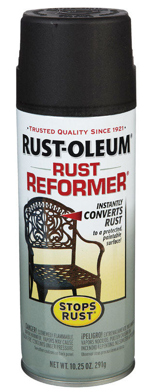 Rust-Oleum Rust Remover Spray Flat Black 10-1/4 oz.