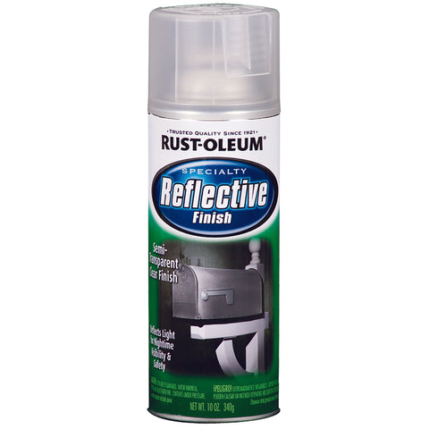 Rust-Oleum Specialty Clear Semi-Transparent Reflective Finish Spray 10 oz.