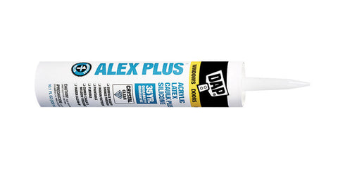 DAP Alex Plus Acrylic Latex Caulk Clear 10.1 oz.