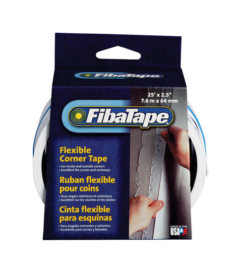FibaTape Corner Tape Polymer 2-1/2 in. W x 25 ft. L