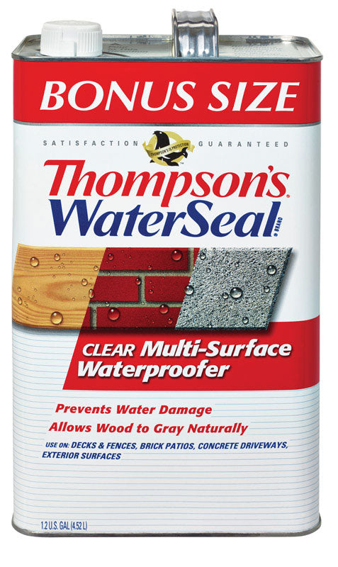 Thompson's Waterseal Smooth Clear Solvent-Based Multi-Surface Waterproofer 1.2 gal.
