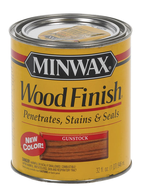 Minwax Transparent Oil-Based Wood Finish Gunstock 1 qt.