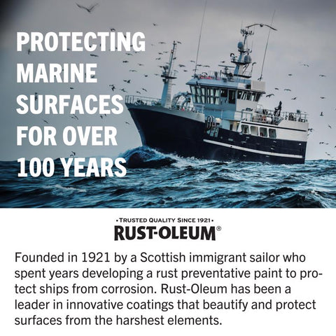 Rust-Oleum Marine Coatings Wood & Fiberglass White Primer 1 qt