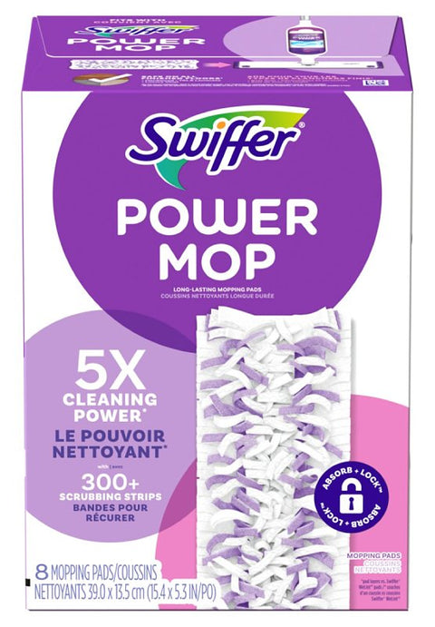 Swiffer PowerMop Series 81891 Mopping Pad Refill, Pack of 2