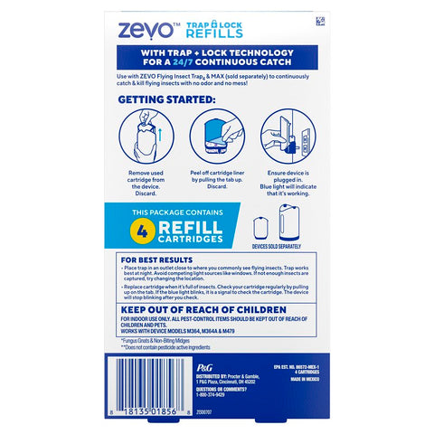 Zevo 818135018568 Flying Insect Trap Refill