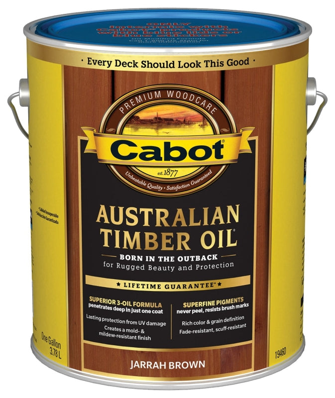 Cabot 19400 Series 140.0019460.007 Australian Timber Oil, Jarrah Brown ...