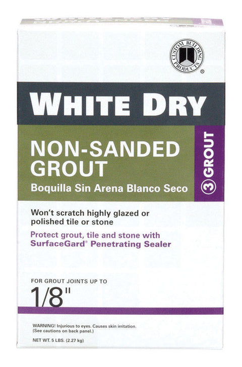 Custom White Grout 5 lb.
