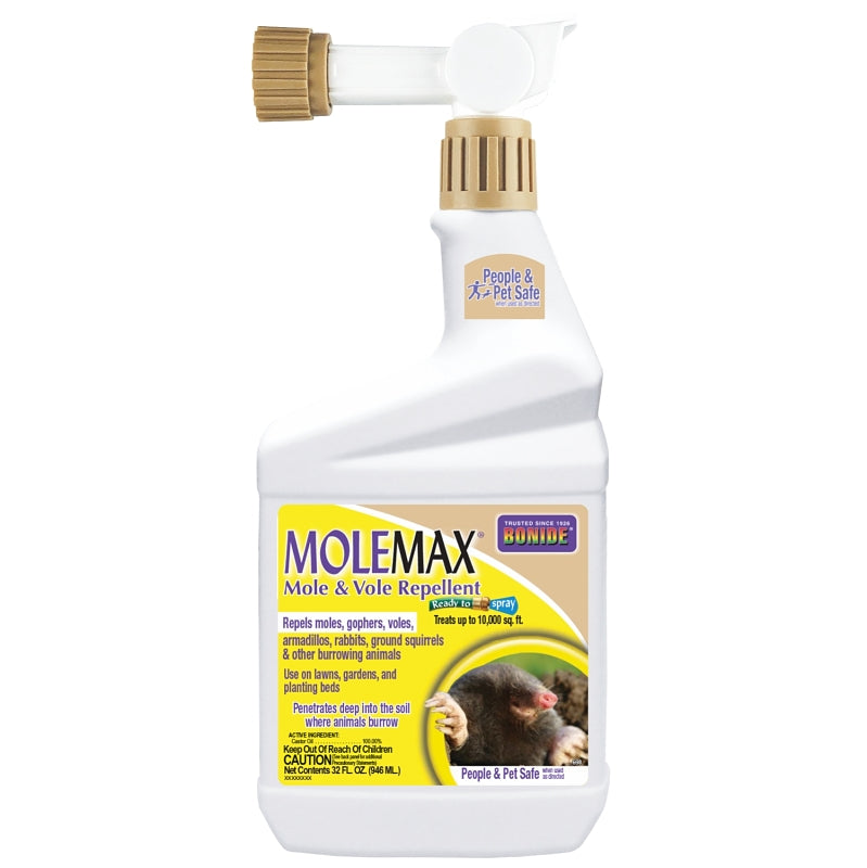 Bonide Molemax 690 Mole and Vole Repellent, Ready-to-Spray – Shell ...
