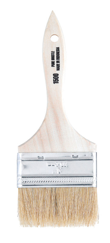 Linzer 3 in. W Flat White China Bristle Paint Brush
