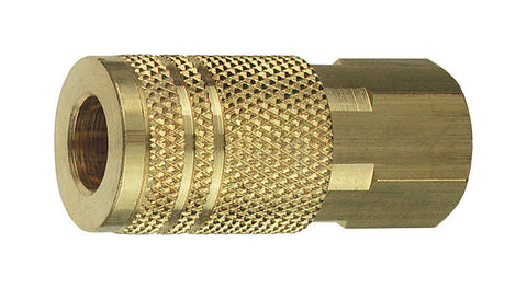 Tru-Flate Quick Change Coupler Brass 1/4 in. FNPT