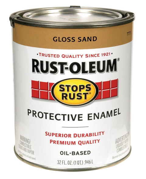 Rust-Oleum Oil Based Protective Enamel Sand Gloss 1 qt.
