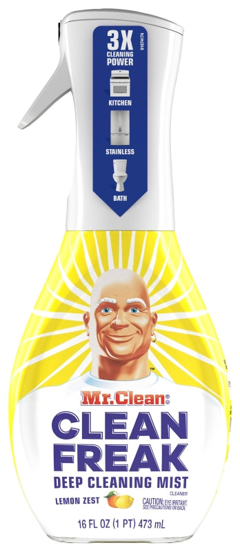 Mr Clean COLORmaxx 79129 Clean Freak Mist, 16 oz, Liquid, Lemon Zest, Colorless, Pack of 6