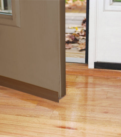 Frost King DS101BH Door Sweep, 36 in L, 1-1/2 in W, PVC Flange