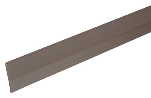 Frost King DS101BH Door Sweep, 36 in L, 1-1/2 in W, PVC Flange