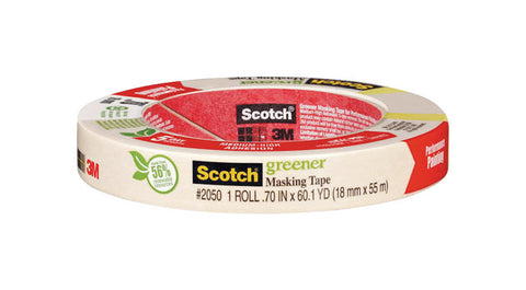 Scotch .70 in. W x 60 yd. L General Purpose Masking Tape Medium to High Strength Beige 1 pk