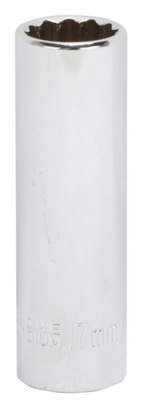 Vulcan MT6528978 Drive Socket, 17 mm Socket, 1/2 in Drive, 12-Point, C ...