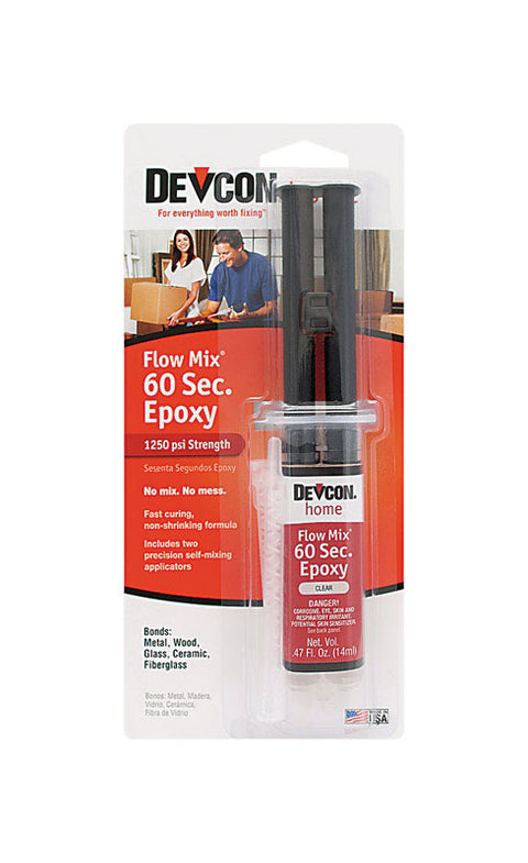 Devcon Home Flow Mix 60 Second Epoxy .47 oz.