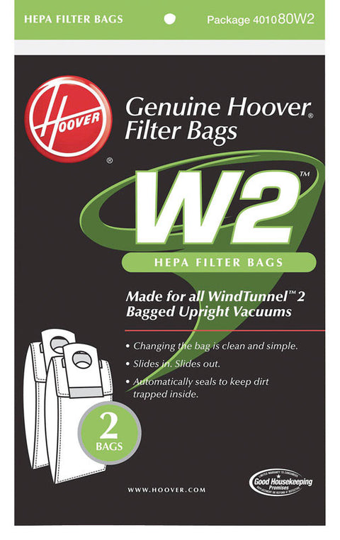Hoover Windtunnel 2 Hepa Vacuum Bag HEPA Style W2 Made for all Windtunnel 2 bagged upright vacuums B