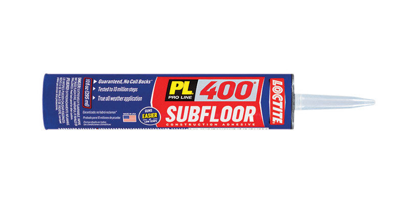 Loctite Pro Line 400 Subfloor Construction Adhesive 10 oz. – Shell ...