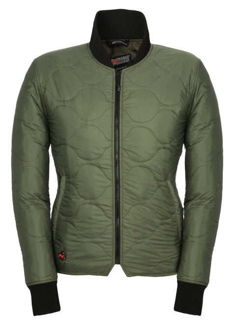 Mobile Warming MWJ18W05-21-06 Company Jacket, 2XL, Women's, Fits to Chest Size: 46 in, Nylon, Olive