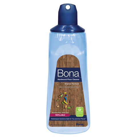 Bona No Scent Floor Cleaner Refill Liquid 34 oz, Pack of 8