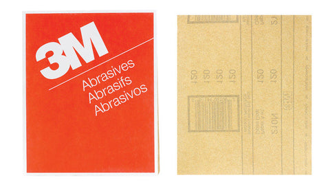3M Aluminum Oxide Sandpaper 11 in. L 120 Grit Fine 1 pc.