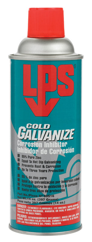 LPS Light Gray Galvanized Cold Galvanize Corrosion Inhibitor Spray 14 oz.