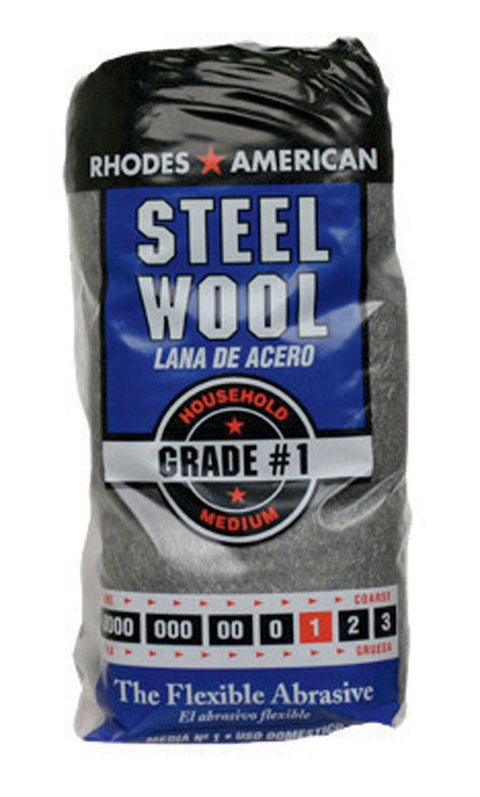 Rhodes American 3-1/4 in. W x 8-3/4 in. L Medium 1 Grade Steel Wool